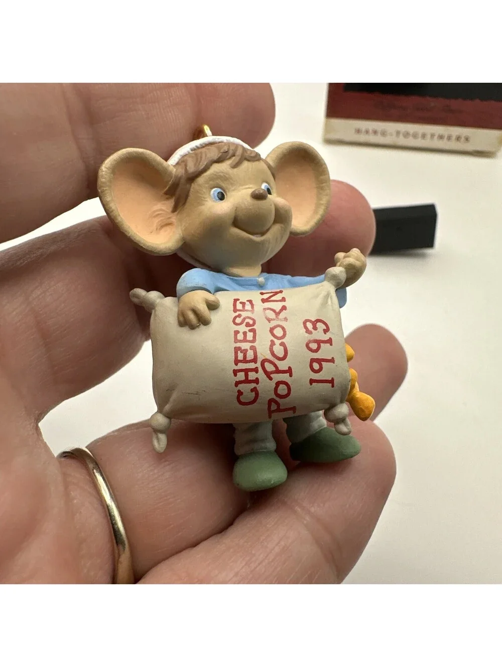 POPPING GOOD TIMES Hallmark Keepsake Christmas Ornament 1993 Mice Pop Corn